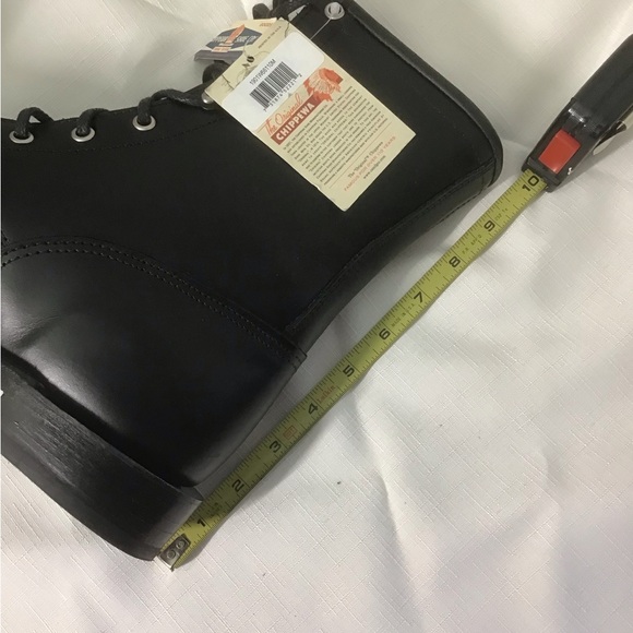 Chippewa NWT 10” Black Leather Women’s Lace Up Kiltie Ropers, Size 11M/41.5 - Picture 13 of 15